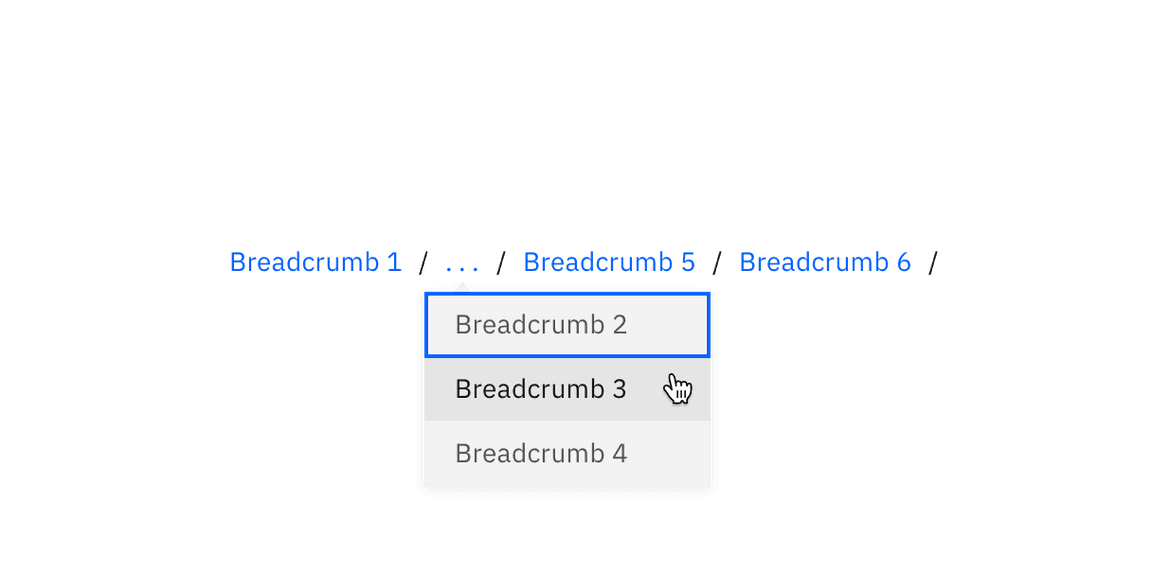 Truncated breadcrumbs